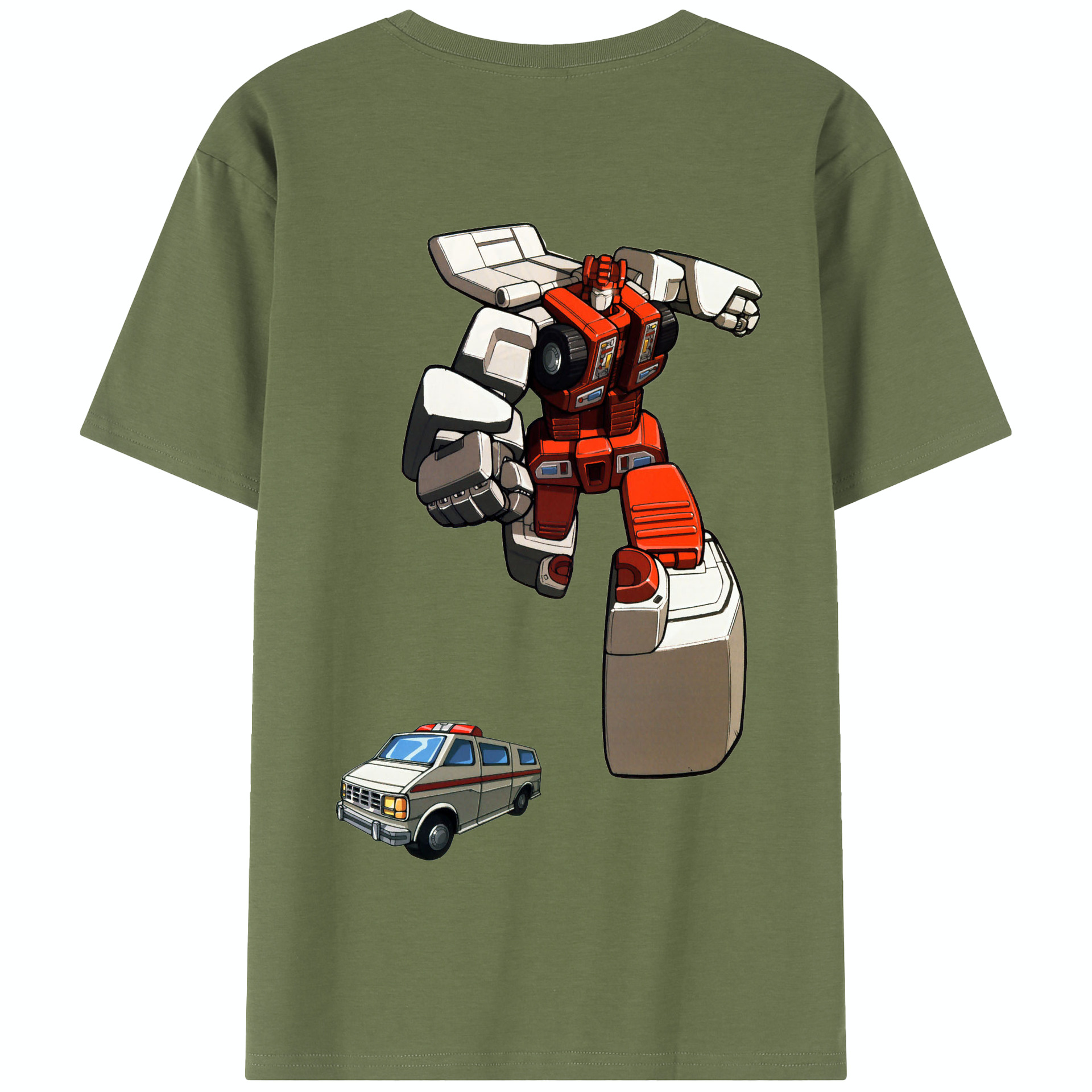 （画像用）  綿100％半袖Tシャツ（背面プリント）